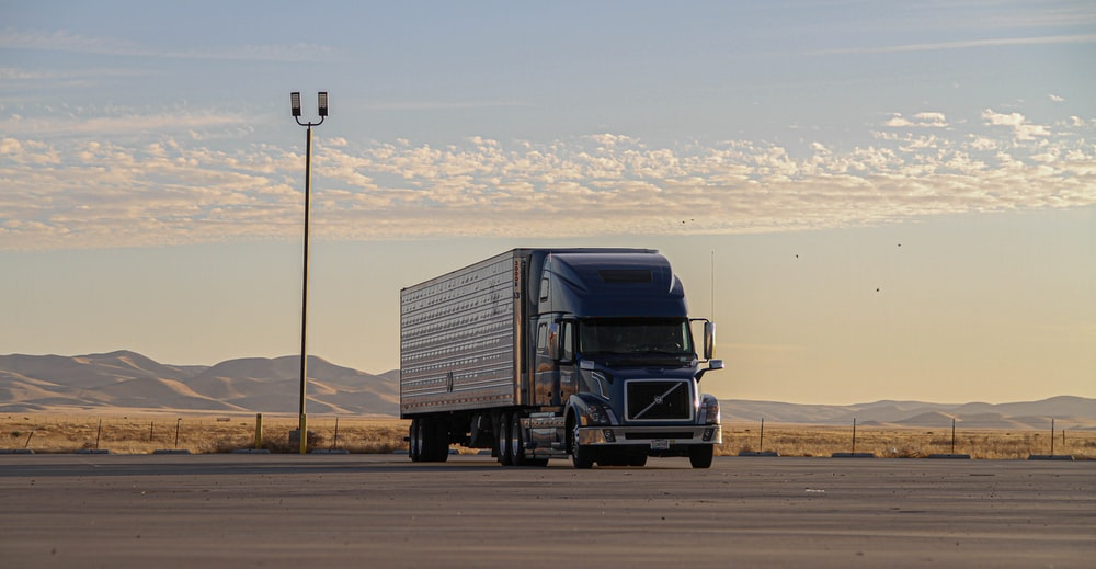  a truck on the road 